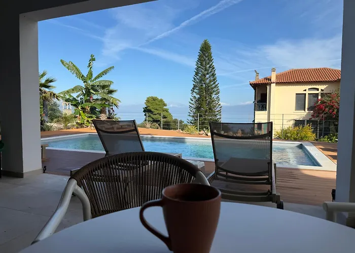 Romantic Pool With Sea View Rastoni Apartment Melission