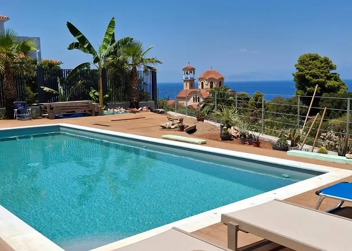 Romantic Pool With Sea View Rastoni Apartment
