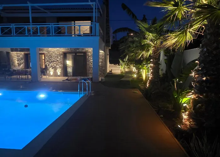 Romantic Pool With Sea View Rastoni Melíszi